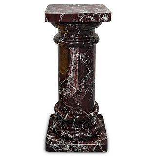 Rouge Marble Display Pedestal