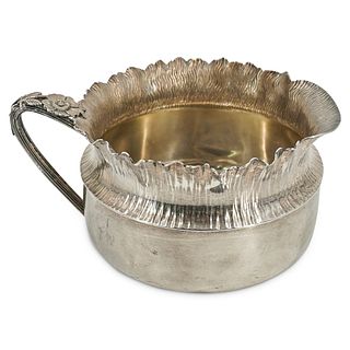 W & H Sterling Silver Handled Sauce Boat