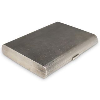 Vintage Sterling Silver Ladies Compact Case
