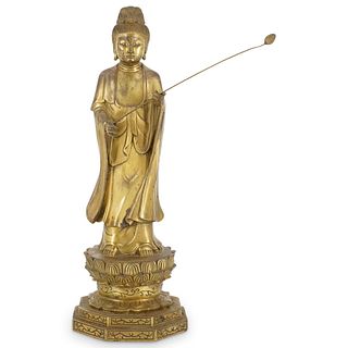Antique Bronze Standing Buddha
