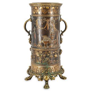 Antique Barbedienne Bronze Vase