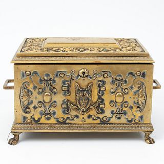 Gilded Bronze Jewelry Box