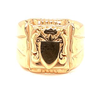 Victorian shield Menâ€™s Ring