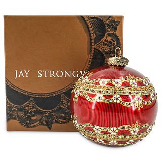Jay Strongwater Enameled Christmas Ornament