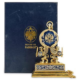 House of Faberge Imperial Collector's Pocket Watch