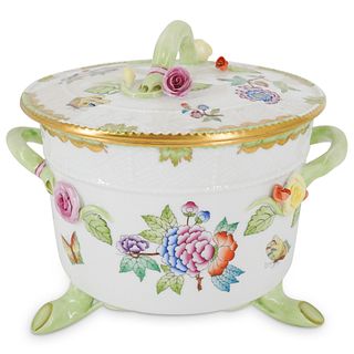 Herend "Queen Victoria" Porcelain Covered Vegetable Server