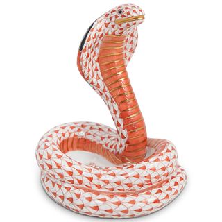 Herend Porcelain Fishnet Cobra