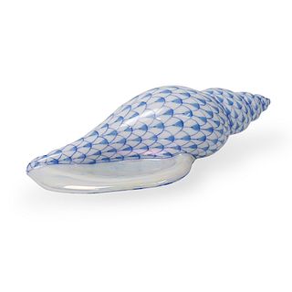 Herend Porcelain Fishnet Tulip Shell