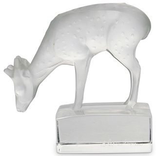 Lalique "Deer" Paperweight