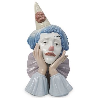 Large Lladro Clown Bust