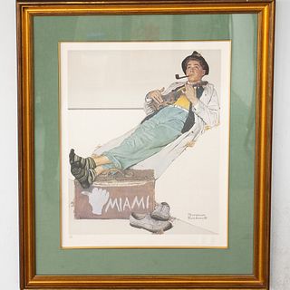 Norman Rockwell (American. 1894-1978) Lithograph