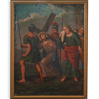 19th Century Religious Painting of Jesus Christ