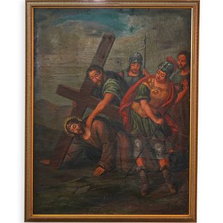19th Century Religious Painting of Jesus Christ