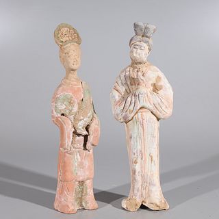 Two Chinese Early Style Ceramic Figures