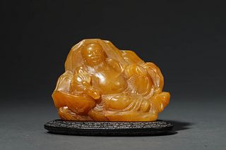 An Early Carved TianHuang Figurine