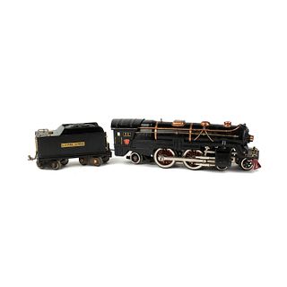 Lionel #392E Black Engine & 384T Tender Set