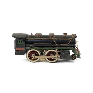 Lionel #384E Bild-A-Loco Green Stripe Locomotive Engine