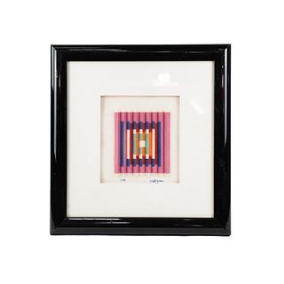 Yaacov Agam Signed Agamograph on Paper