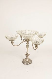 ENGLISH SILVER-PLATED CENTERPIECE