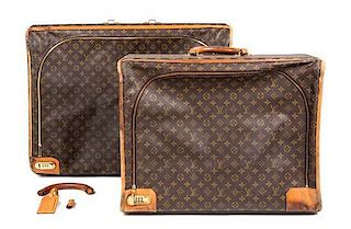 * A Group of Louis Vuitton Monogram Canvas Softsided Luggage,