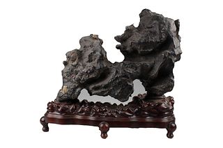 Chinese Natural Foo Lion Shaped Stone Boulder