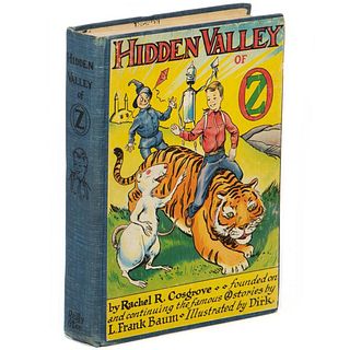 Scarce signed first edition of Hidden Valley of Oz
