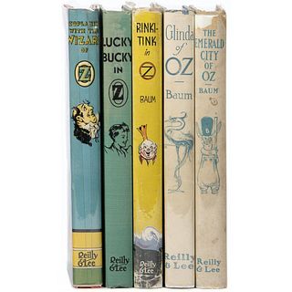 Collection of 5 1950's Oz books