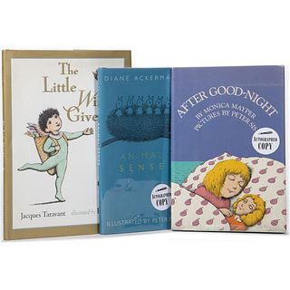 Three Signed First Editions by Caldecott Winner Peter Sis