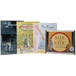 Four First Editions signed by Caldecott Winner David Small & Author Sarah Stewart Box and Cox by Gra