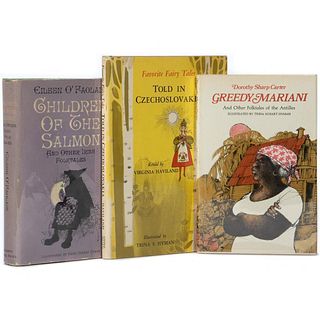 Three Rare Folk & Fairy Tale Books Signed First Editions by Caldecott Winner Trina Schart Hyman