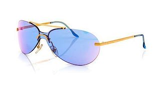 * A Pair of Christian Dior Rainbow Aviator Sunglasses,
