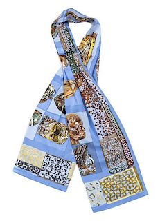 An Hermes Silk Bow Tie,