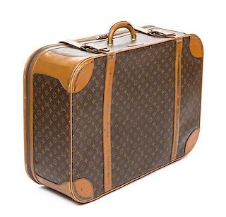 A Louis Vuitton Monogram Canvas Suitcase,