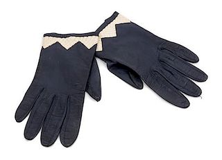 A Pair of Blue Leather Gloves,