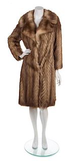 A Brothers Christie Brown Fur Coat