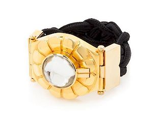 An Yves Saint Laurent Goldtone Bracelet,