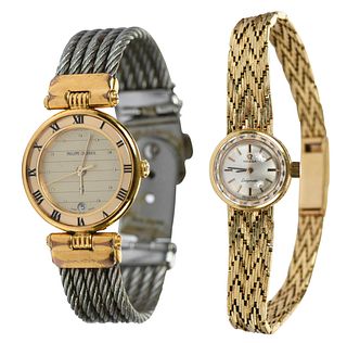 Omega 18kt. Watch and Charriol Watch 