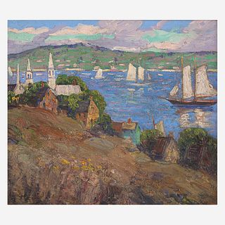 Fern Isabel Coppedge (American, 1883-1951) Gloucester Harbor