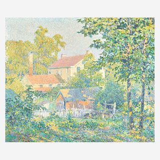 John Pierce Barnes (American, 1893–1954) Sunlit Houses