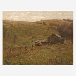 William Langson Lathrop (American, 1859–1938) Hilly Pastures