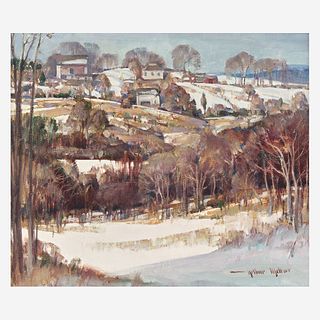 Arthur Meltzer (American, 1893–1989) The Valley in Winter