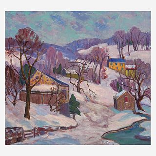 Fern Isabel Coppedge (American, 1883–1951) The Winter Valley