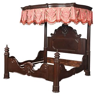 Victorian Half Tester King Size Bed