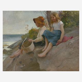 Adam Emory Albright (American, 1862-1957) A Rock Bound Coast