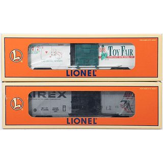 Lionel 1997, 1998 Toy Fair Box Cars