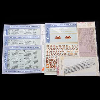 O Scale Decals