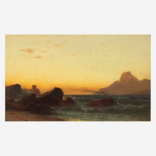 Samuel Colman (American, 1832-1920) Capri at Sunset
