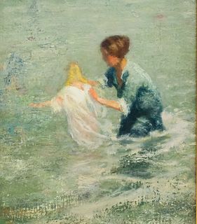 Arthur B. Davies, Mother and Child Bathing