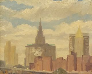 Gerald Anderson, "View of Manhattan from Brooklyn"