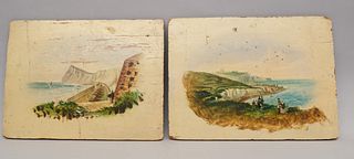 Two 19th Century Railroad Paintings